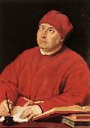 RAFFAELLO Sanzio Cardinal Tommaso Inghirami oil painting artist